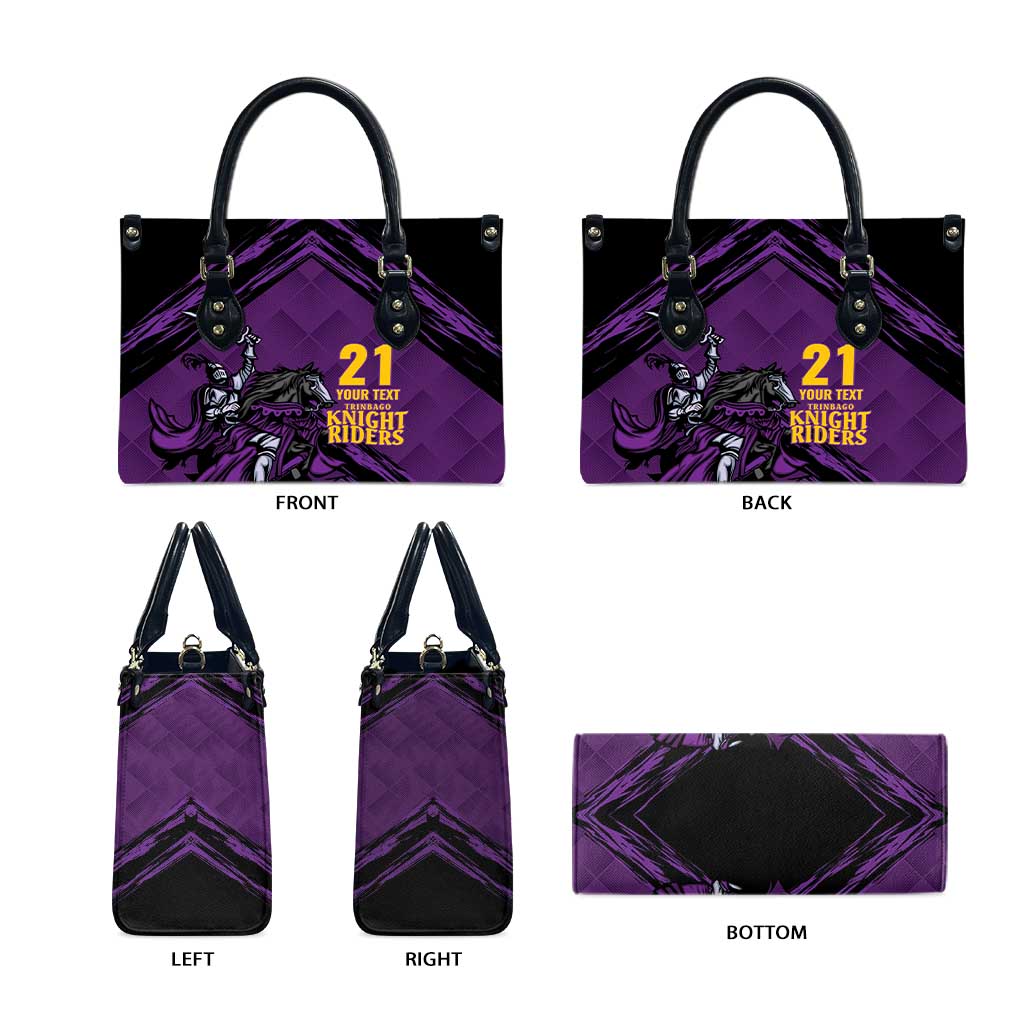 Custom Caribbean Cricket Trinidad and Tobago Cricket Leather Bag TKR Champions 2025 Purple Edition - Wonder Print Shop