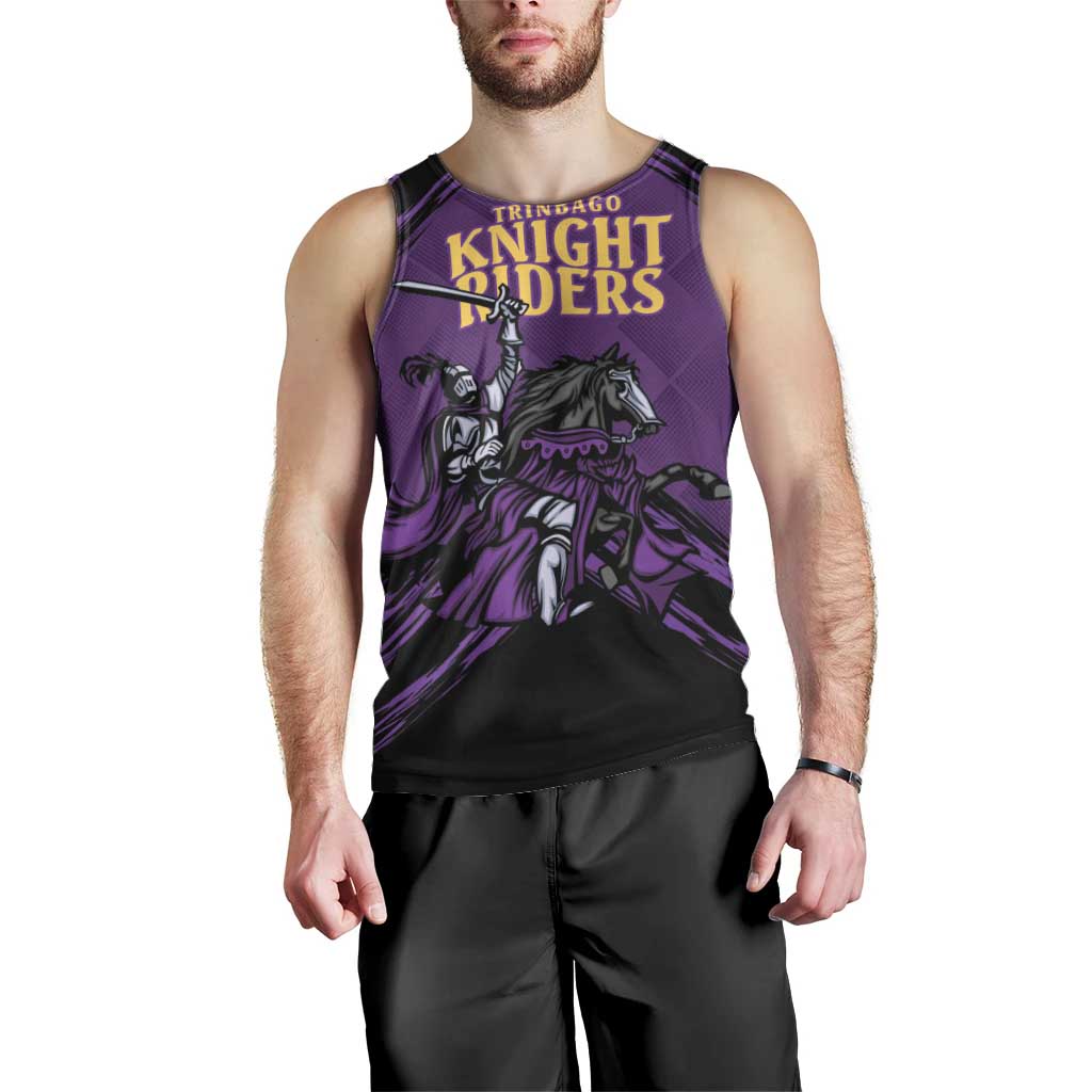 Custom Caribbean Cricket Trinidad and Tobago Cricket Men Tank Top TKR Champions 2025 Purple Edition - Wonder Print Shop