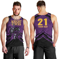Custom Caribbean Cricket Trinidad and Tobago Cricket Men Tank Top TKR Champions 2025 Purple Edition - Wonder Print Shop