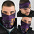 Custom Caribbean Cricket Trinidad and Tobago Cricket Neck Gaiter TKR Champions 2025 Purple Edition - Wonder Print Shop