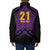 Custom Caribbean Cricket Trinidad and Tobago Cricket Padded Jacket TKR Champions 2025 Purple Edition - Wonder Print Shop