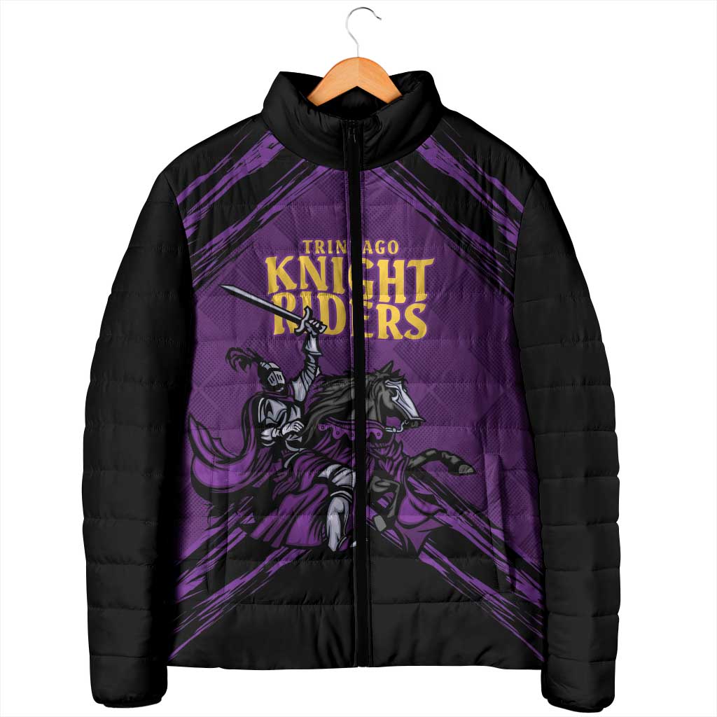 Custom Caribbean Cricket Trinidad and Tobago Cricket Padded Jacket TKR Champions 2025 Purple Edition - Wonder Print Shop