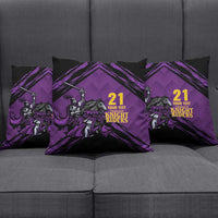 Custom Caribbean Cricket Trinidad and Tobago Cricket Pillow Cover TKR Champions 2025 Purple Edition - Wonder Print Shop