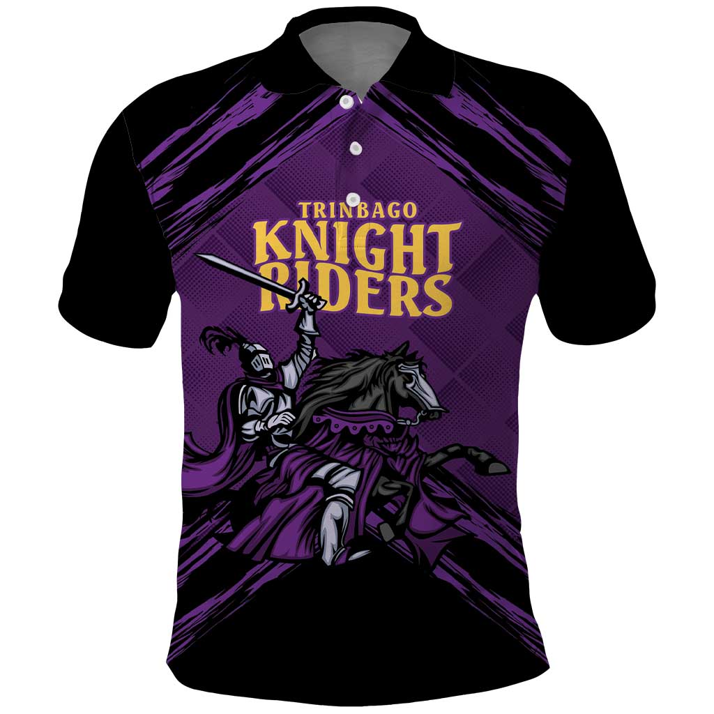 Custom Caribbean Cricket Trinidad and Tobago Cricket Polo Shirt TKR Champions 2025 Purple Edition - Wonder Print Shop