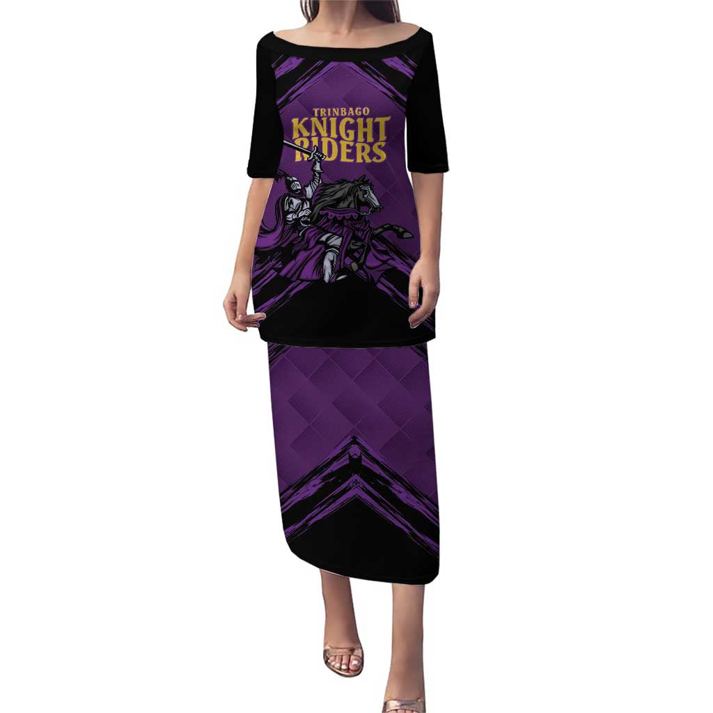 Custom Caribbean Cricket Trinidad and Tobago Cricket Puletasi TKR Champions 2025 Purple Edition - Wonder Print Shop