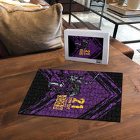 Custom Caribbean Cricket Trinidad and Tobago Cricket Puzzle TKR Champions 2025 Purple Edition - Wonder Print Shop