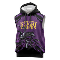 Custom Caribbean Cricket Trinidad and Tobago Cricket Sleeveless Hoodie TKR Champions 2025 Purple Edition - Wonder Print Shop