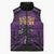 Custom Caribbean Cricket Trinidad and Tobago Cricket Sleeveless Puffer Jacket TKR Champions 2025 Purple Edition - Wonder Print Shop