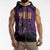 Custom Caribbean Cricket Trinidad and Tobago Cricket Sleeveless Zip Hoodie TKR Champions 2025 Purple Edition - Wonder Print Shop