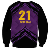 Custom Caribbean Cricket Trinidad and Tobago Cricket Sweatshirt TKR Champions 2025 Purple Edition - Wonder Print Shop