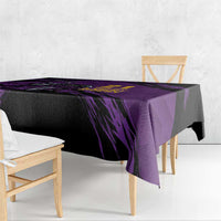 Custom Caribbean Cricket Trinidad and Tobago Cricket Tablecloth TKR Champions 2025 Purple Edition - Wonder Print Shop