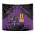 Custom Caribbean Cricket Trinidad and Tobago Cricket Tapestry TKR Champions 2025 Purple Edition - Wonder Print Shop
