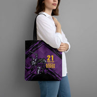 Custom Caribbean Cricket Trinidad and Tobago Cricket Tote Bag TKR Champions 2025 Purple Edition - Wonder Print Shop