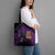 Custom Caribbean Cricket Trinidad and Tobago Cricket Tote Bag TKR Champions 2025 Purple Edition - Wonder Print Shop