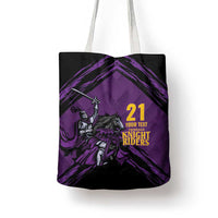 Custom Caribbean Cricket Trinidad and Tobago Cricket Tote Bag TKR Champions 2025 Purple Edition - Wonder Print Shop