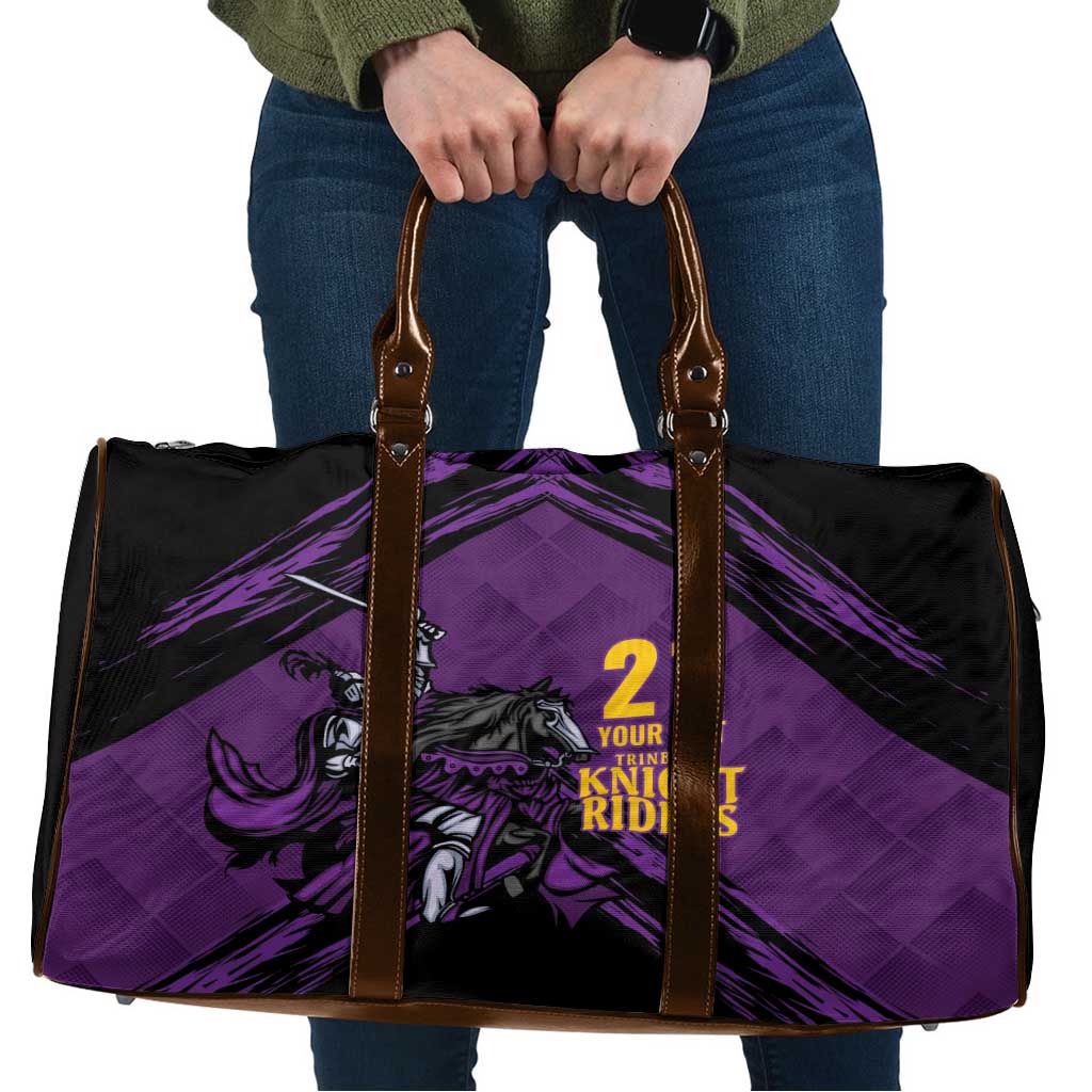 Custom Caribbean Cricket Trinidad and Tobago Cricket Travel Bag TKR Champions 2025 Purple Edition - Wonder Print Shop