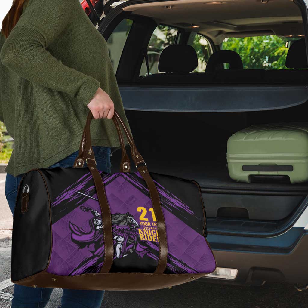 Custom Caribbean Cricket Trinidad and Tobago Cricket Travel Bag TKR Champions 2025 Purple Edition - Wonder Print Shop