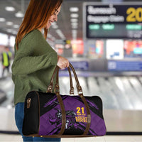 Custom Caribbean Cricket Trinidad and Tobago Cricket Travel Bag TKR Champions 2025 Purple Edition - Wonder Print Shop