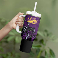 Custom Caribbean Cricket Trinidad and Tobago Cricket Tumbler With Handle TKR Champions 2025 Purple Edition - Wonder Print Shop