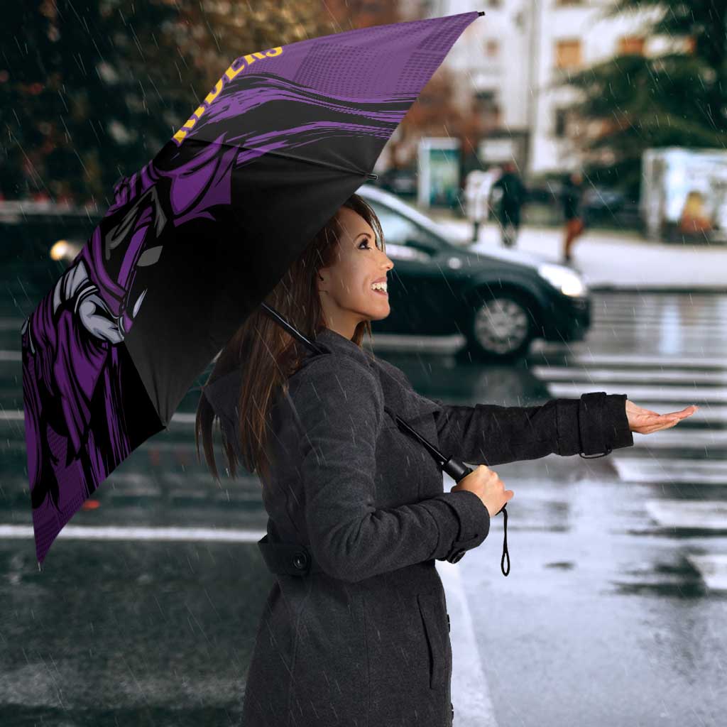 Custom Caribbean Cricket Trinidad and Tobago Cricket Umbrella TKR Champions 2025 Purple Edition - Wonder Print Shop