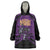Custom Caribbean Cricket Trinidad and Tobago Cricket Wearable Blanket Hoodie TKR Champions 2025 Purple Edition - Wonder Print Shop
