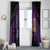 Custom Caribbean Cricket Trinidad and Tobago Cricket Window Curtain TKR Champions 2025 Purple Edition - Wonder Print Shop