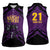 Custom Caribbean Cricket Trinidad and Tobago Cricket Women Sleeveless Polo Shirt TKR Champions 2025 Purple Edition - Wonder Print Shop