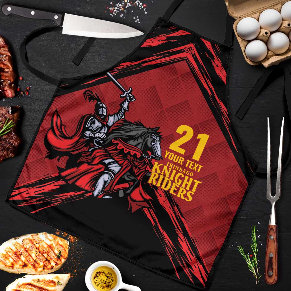 Custom Caribbean Cricket Trinidad and Tobago Cricket Apron TKR Champions 2025 Red Edition - Wonder Print Shop