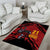 Custom Caribbean Cricket Trinidad and Tobago Cricket Area Rug TKR Champions 2025 Red Edition - Wonder Print Shop