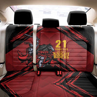 Custom Caribbean Cricket Trinidad and Tobago Cricket Back Car Seat Cover TKR Champions 2025 Red Edition - Wonder Print Shop