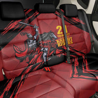 Custom Caribbean Cricket Trinidad and Tobago Cricket Back Car Seat Cover TKR Champions 2025 Red Edition - Wonder Print Shop