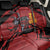 Custom Caribbean Cricket Trinidad and Tobago Cricket Back Car Seat Cover TKR Champions 2025 Red Edition - Wonder Print Shop