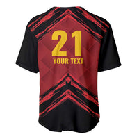 Custom Caribbean Cricket Trinidad and Tobago Cricket Baseball Jersey TKR Champions 2025 Red Edition - Wonder Print Shop