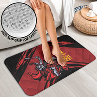 Custom Caribbean Cricket Trinidad and Tobago Cricket Bathroom Set TKR Champions 2025 Red Edition - Wonder Print Shop