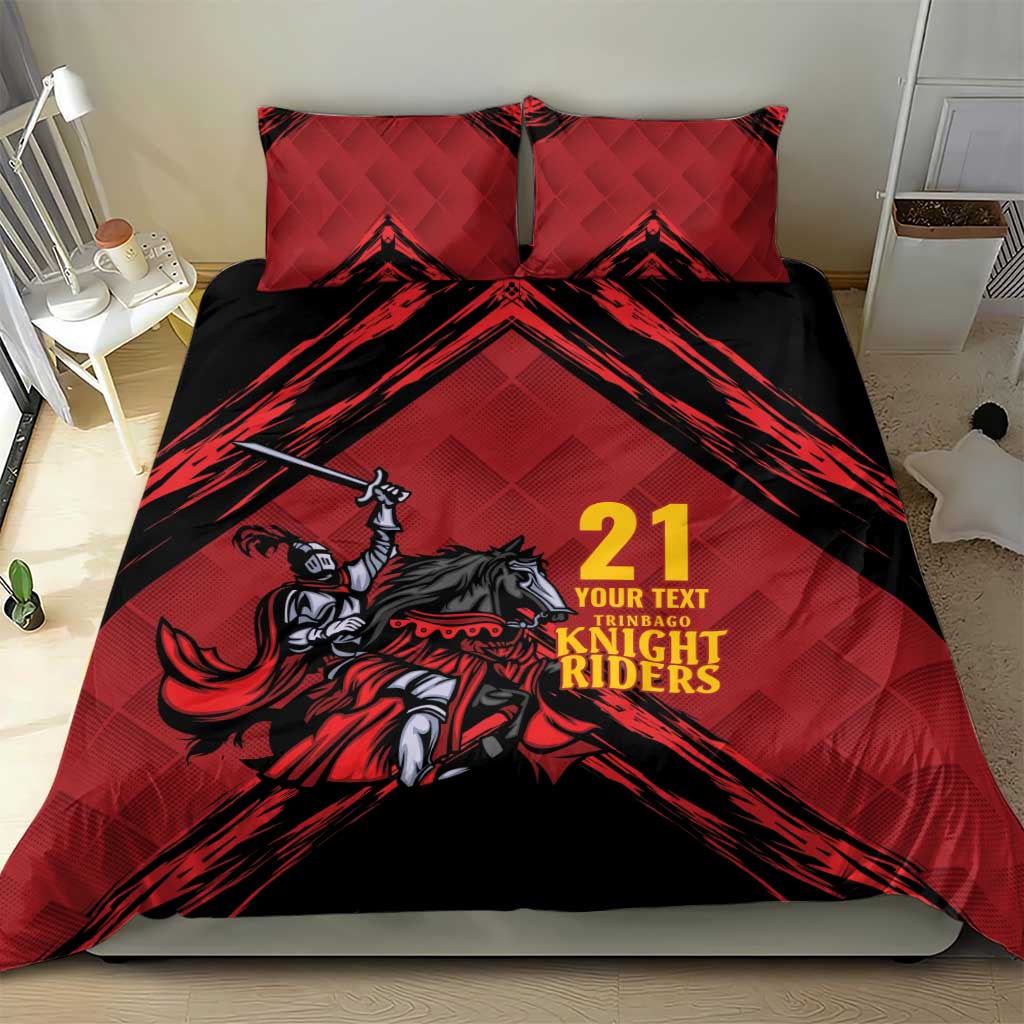 Custom Caribbean Cricket Trinidad and Tobago Cricket Bedding Set TKR Champions 2025 Red Edition - Wonder Print Shop