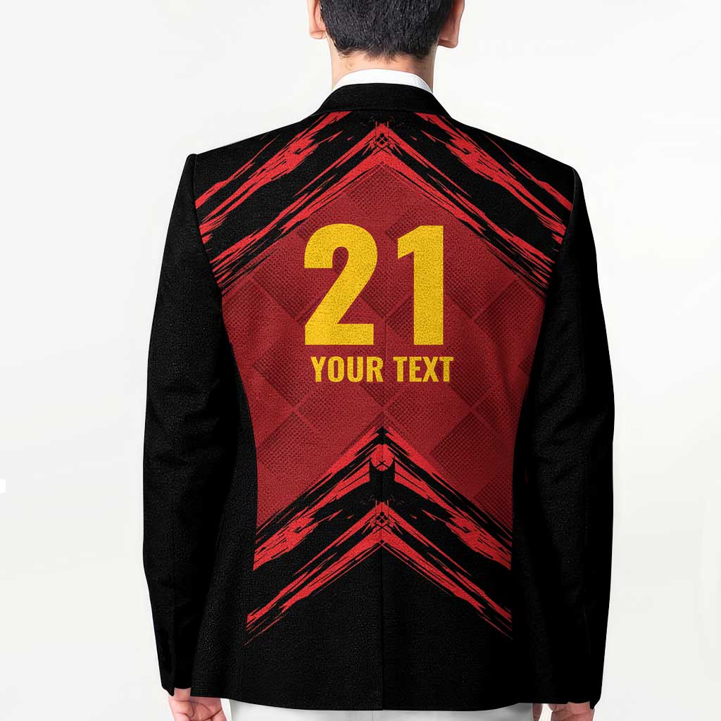 Custom Caribbean Cricket Trinidad and Tobago Cricket Blazer TKR Champions 2025 Red Edition - Wonder Print Shop