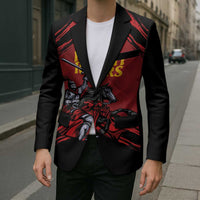 Custom Caribbean Cricket Trinidad and Tobago Cricket Blazer TKR Champions 2025 Red Edition - Wonder Print Shop