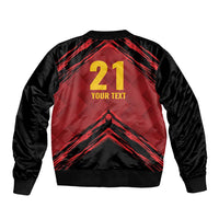 Custom Caribbean Cricket Trinidad and Tobago Cricket Bomber Jacket TKR Champions 2025 Red Edition - Wonder Print Shop