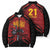 Custom Caribbean Cricket Trinidad and Tobago Cricket Bomber Puffer Jacket TKR Champions 2025 Red Edition - Wonder Print Shop