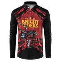 Custom Caribbean Cricket Trinidad and Tobago Cricket Button Sweatshirt TKR Champions 2025 Red Edition - Wonder Print Shop