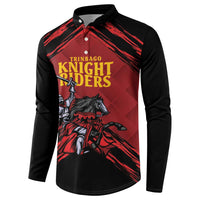 Custom Caribbean Cricket Trinidad and Tobago Cricket Button Sweatshirt TKR Champions 2025 Red Edition - Wonder Print Shop