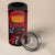 Custom Caribbean Cricket Trinidad and Tobago Cricket 4 in 1 Can Cooler Tumbler TKR Champions 2025 Red Edition - Wonder Print Shop