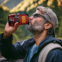 Custom Caribbean Cricket Trinidad and Tobago Cricket 4 in 1 Can Cooler Tumbler TKR Champions 2025 Red Edition - Wonder Print Shop