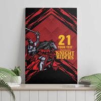 Custom Caribbean Cricket Trinidad and Tobago Cricket Canvas Wall Art TKR Champions 2025 Red Edition - Wonder Print Shop