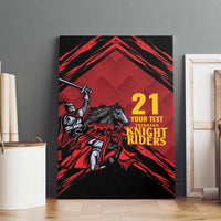 Custom Caribbean Cricket Trinidad and Tobago Cricket Canvas Wall Art TKR Champions 2025 Red Edition - Wonder Print Shop