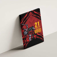 Custom Caribbean Cricket Trinidad and Tobago Cricket Canvas Wall Art TKR Champions 2025 Red Edition - Wonder Print Shop