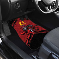 Custom Caribbean Cricket Trinidad and Tobago Cricket Car Mats TKR Champions 2025 Red Edition - Wonder Print Shop