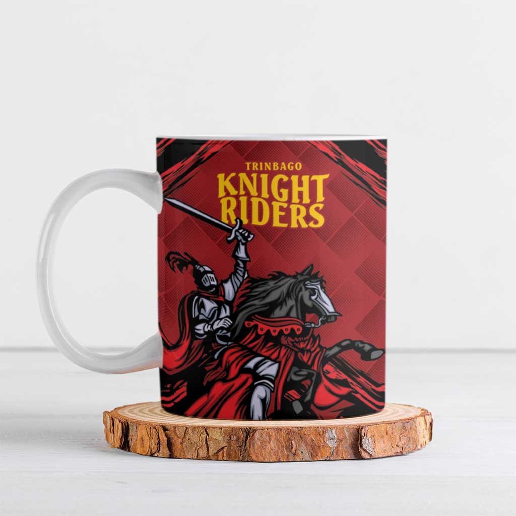 Custom Caribbean Cricket Trinidad and Tobago Cricket Ceramic Mug TKR Champions 2025 Red Edition - Wonder Print Shop