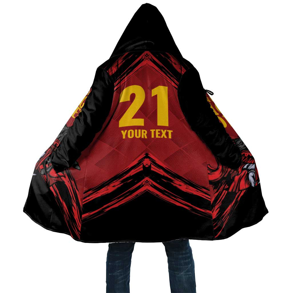 Custom Caribbean Cricket Trinidad and Tobago Cricket Cloak TKR Champions 2025 Red Edition - Wonder Print Shop
