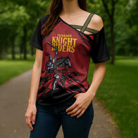 Custom Caribbean Cricket Trinidad and Tobago Cricket Cross Shoulder Shirt TKR Champions 2025 Red Edition - Wonder Print Shop